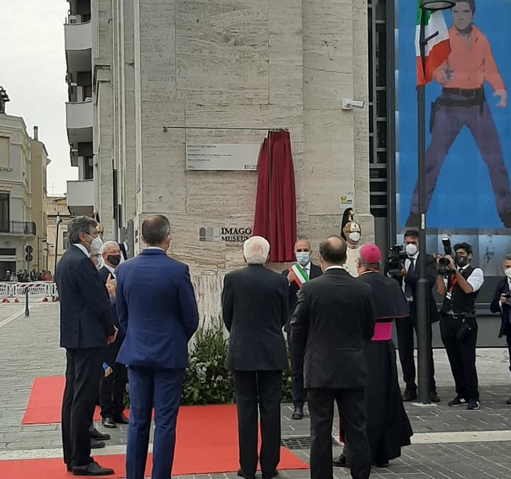 Inaugurazione ufficiale dell’Imago Museum a Pescara con il Presidente Sergio Mattarella