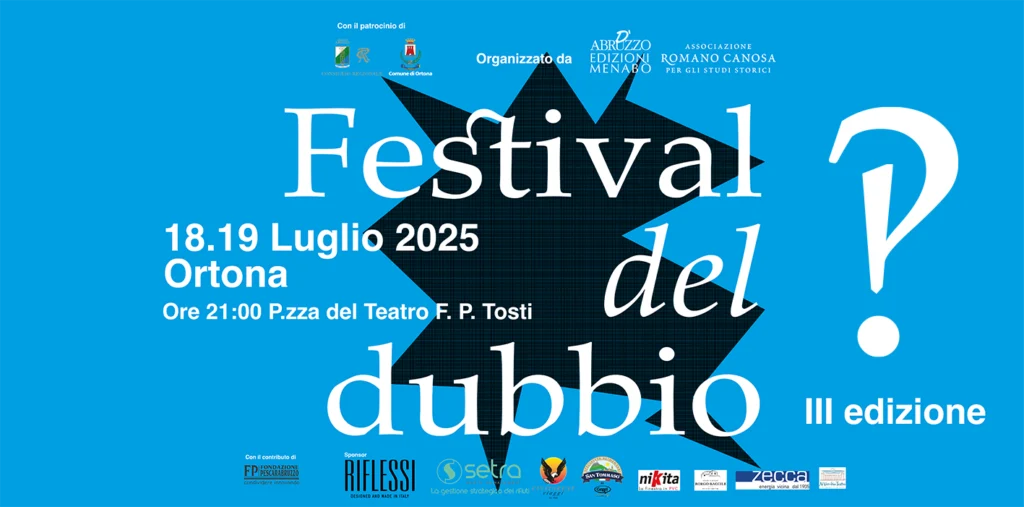 Successo per la III edizione del Festival del Dubbio, 18 e 19 luglio a Ortona