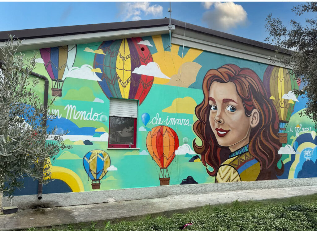 I murales per l’inclusione dell’artista Nicola Di Totto, nella scuola dell’infanzia Santa Giusta di Lanciano