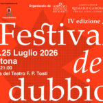 Il Festival del dubbio a Ortona 24 e 25 luglio ore 21:00 tra mondo adolescenziale e crescita personale